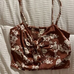 billabong crop top size small